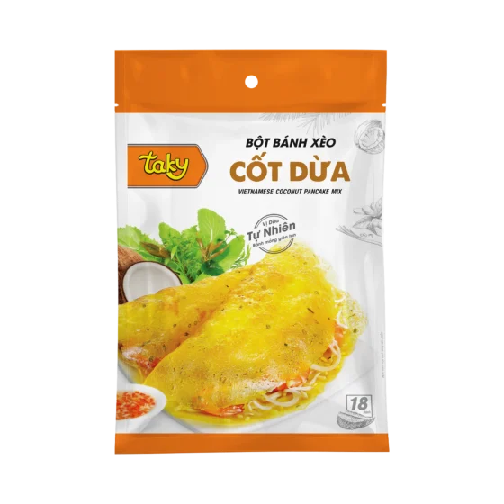 Gói bột bánh xèo cốt dừa TAKY khối lượng 500 g