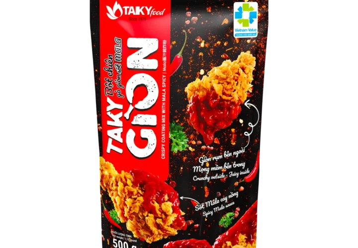 Gói bột chiên gà giòn sốt Mala TAKYGION khối lượng 500 g