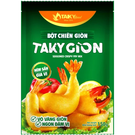 Gói bột chiên giòn gia vị TAKYGION khối lượng tịnh 150 g