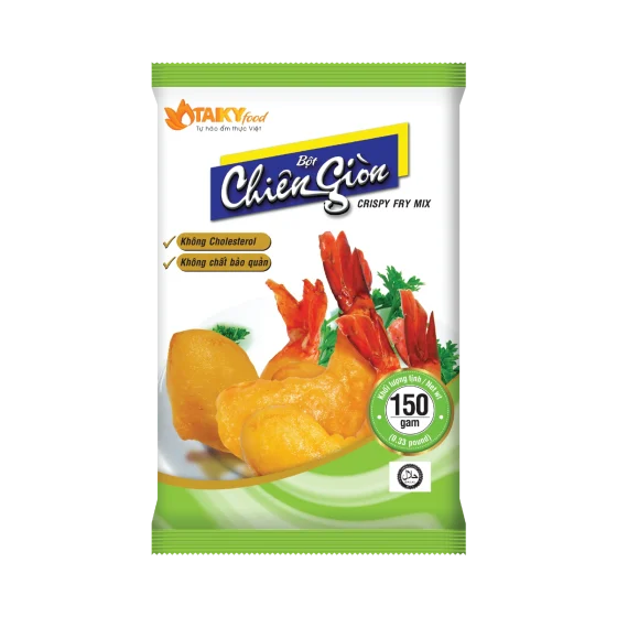 Gói bột chiên giòn xanh TAKY khối lượng 150 g