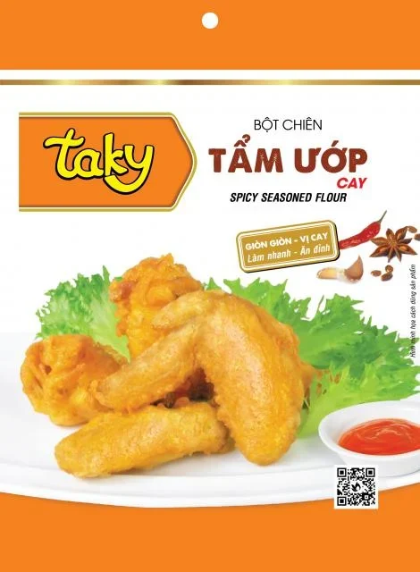 Gói bột chiên tẩm ướp cay TAKY khối lượng 60 g