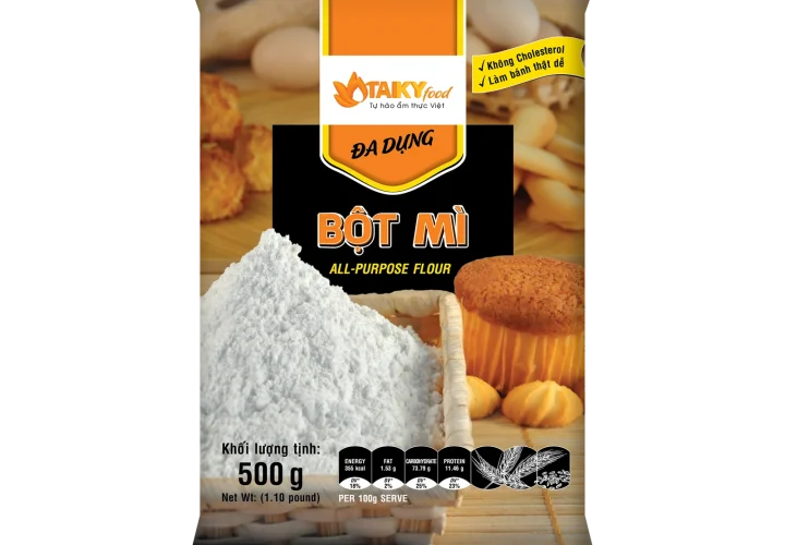 Gói bột mì đa dụng TAKY khối lượng 500 g